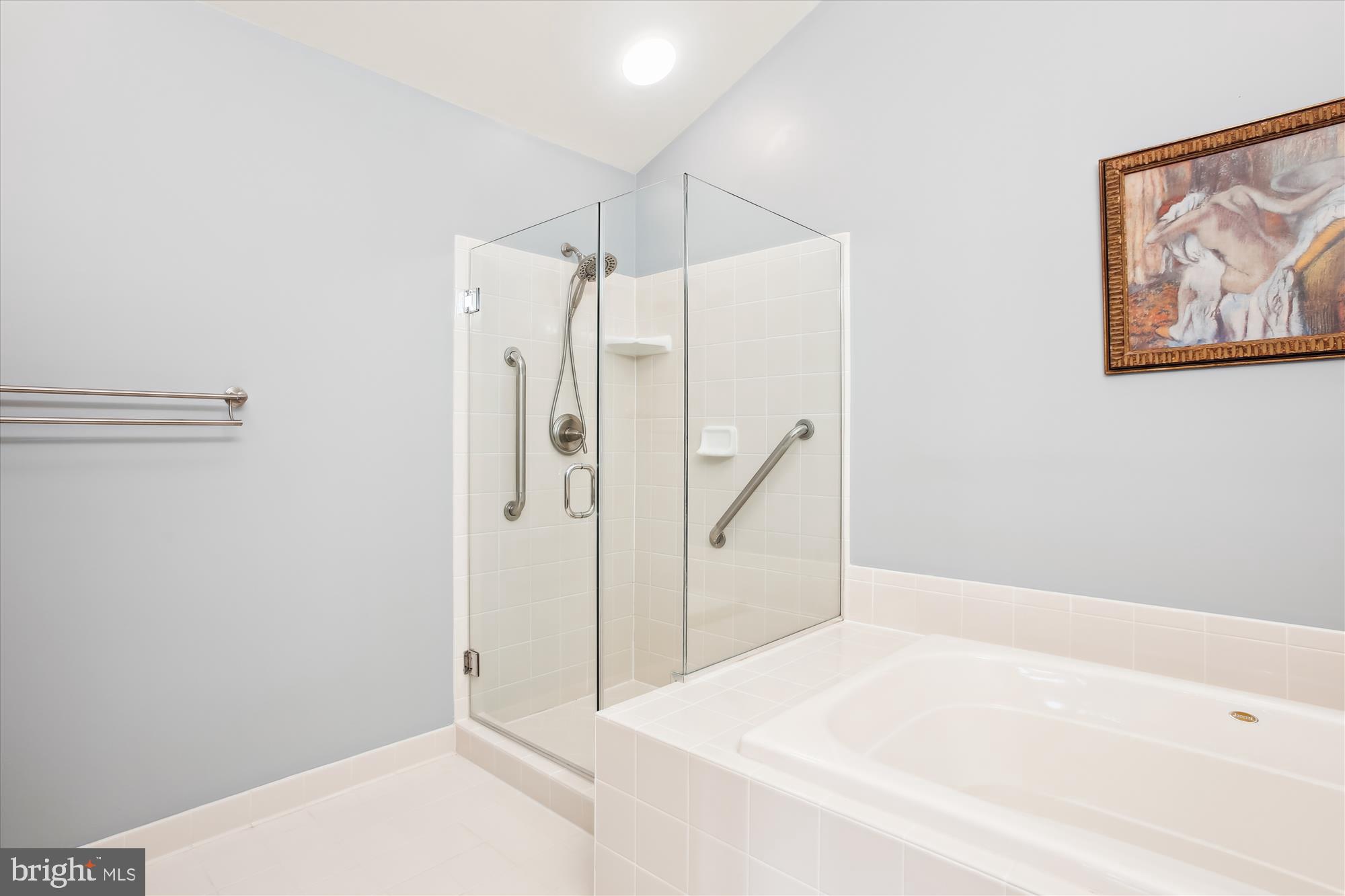 22902 North Brown Square Ashburn, VA 20148 - Photo 30 of 70 a bathroom with a bathtub and a shower