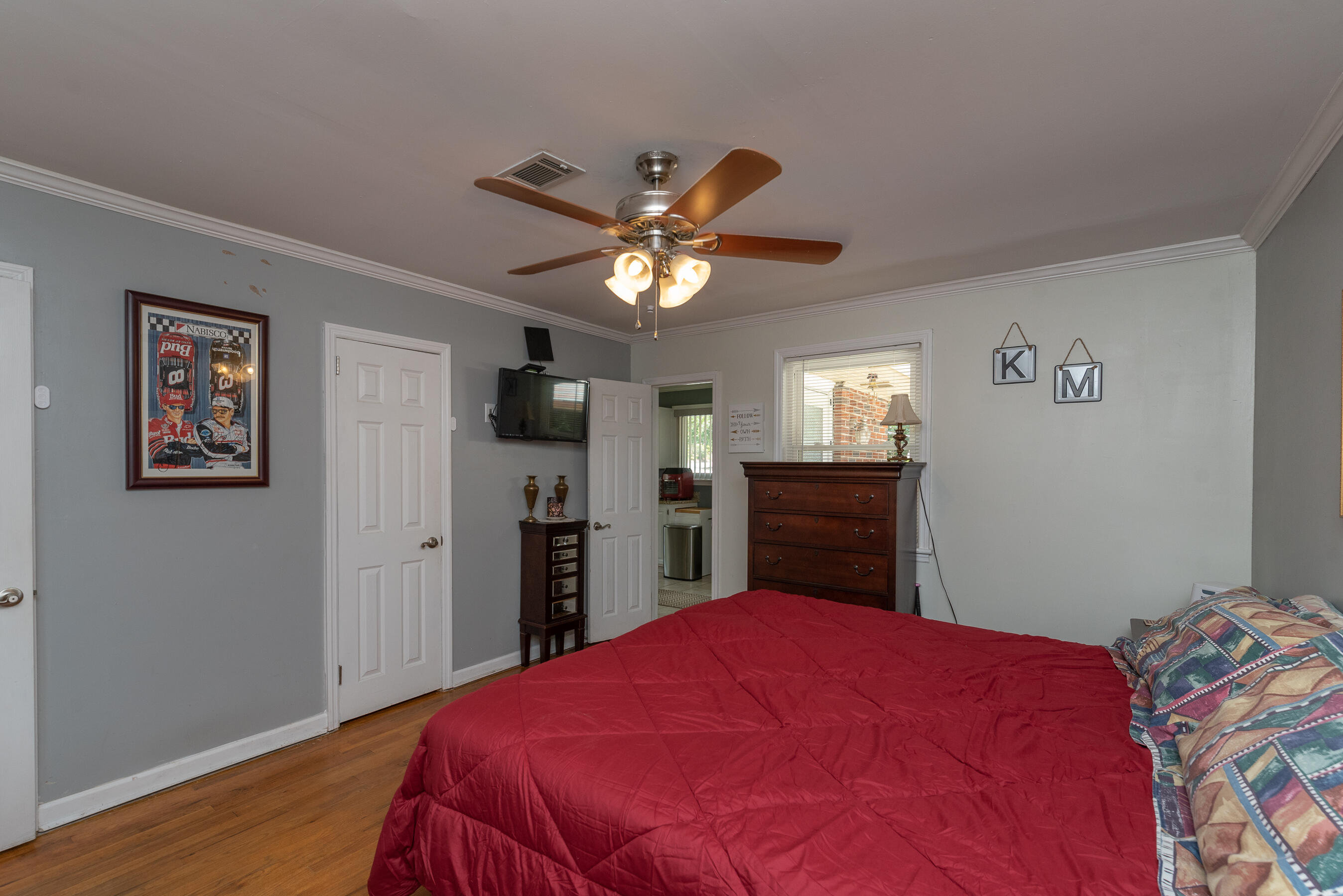 2005 Robin Road North Augusta, SC 29841 - Photo 17 of 36 a bed room with a bed and a television