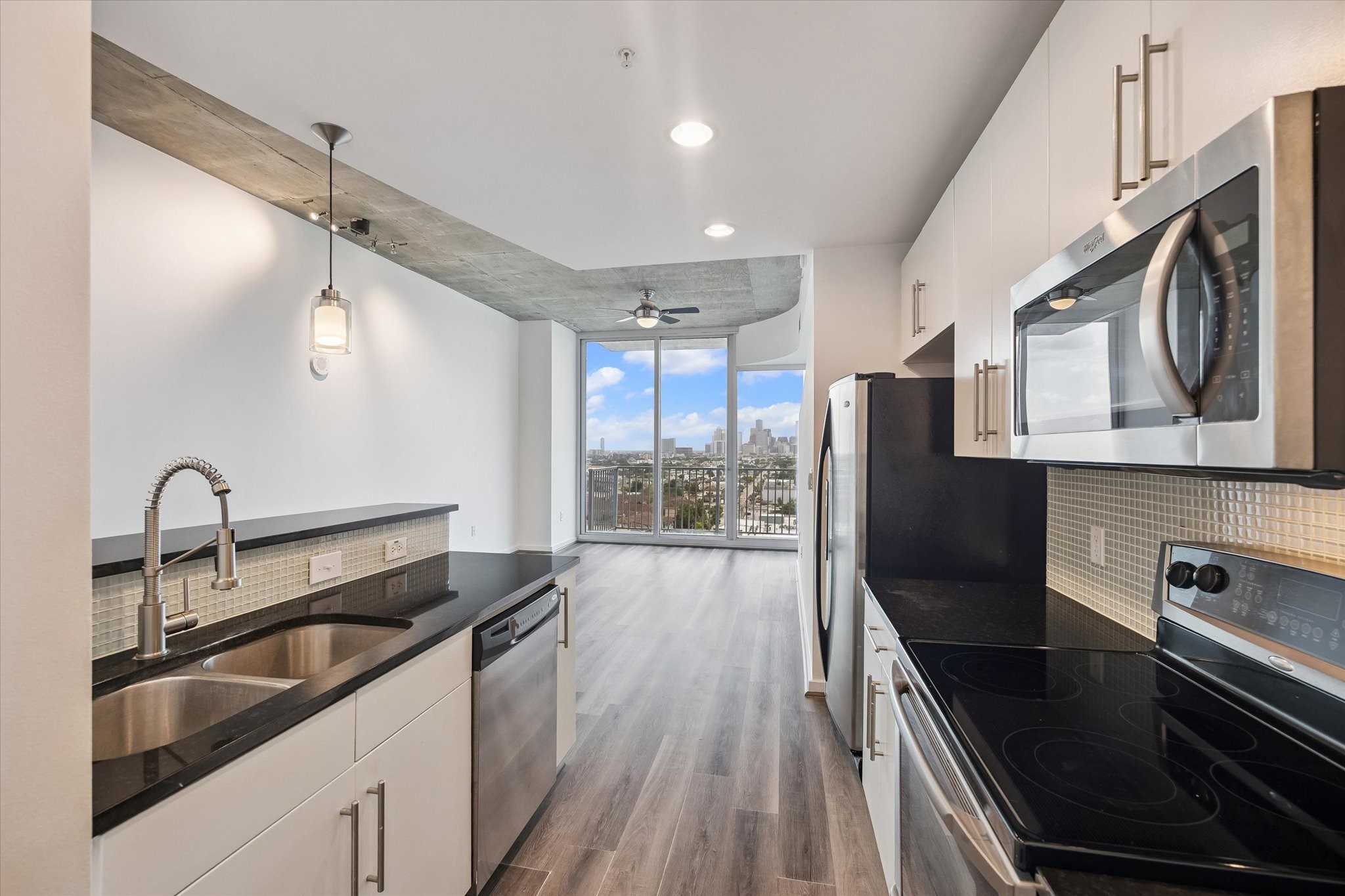 5925 Almeda Road, Unit 11615 Houston, TX 77004 - Photo 5 of 23 Modern sleek kitchen with SS appliances