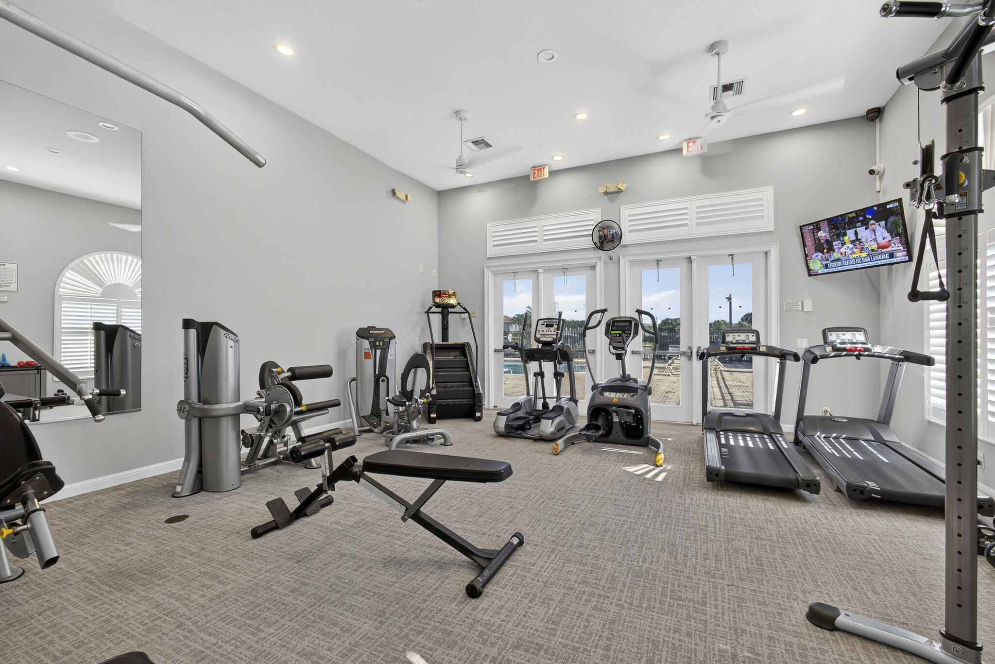 11061 Laurel Walk Road Wellington, FL 33449 - Photo 60 of 67 a view of a room with gym equipment