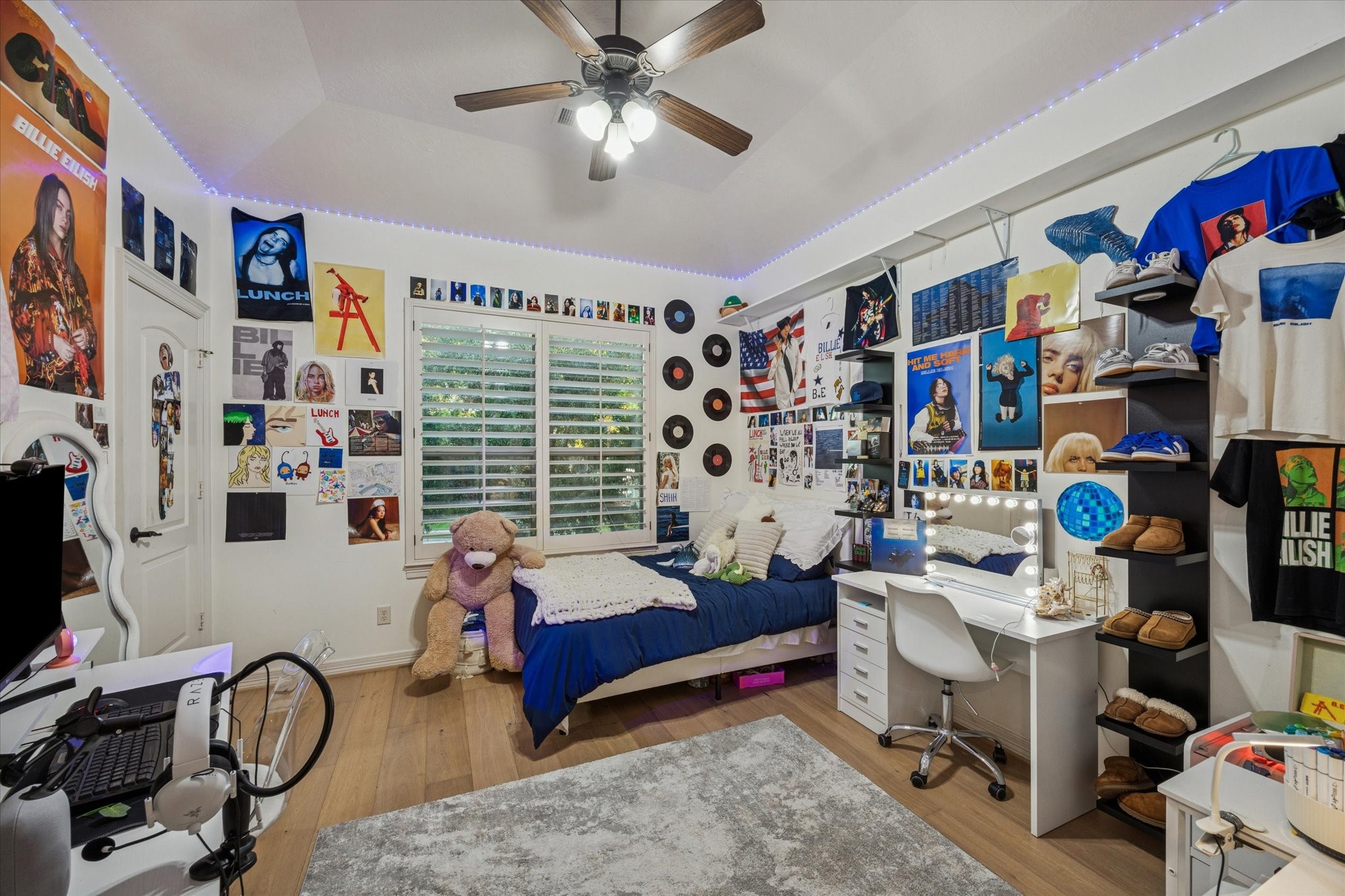 4806 Copper Manor Court Katy, TX 77494 - Photo 33 of 50 a bedroom with a workspace and a window