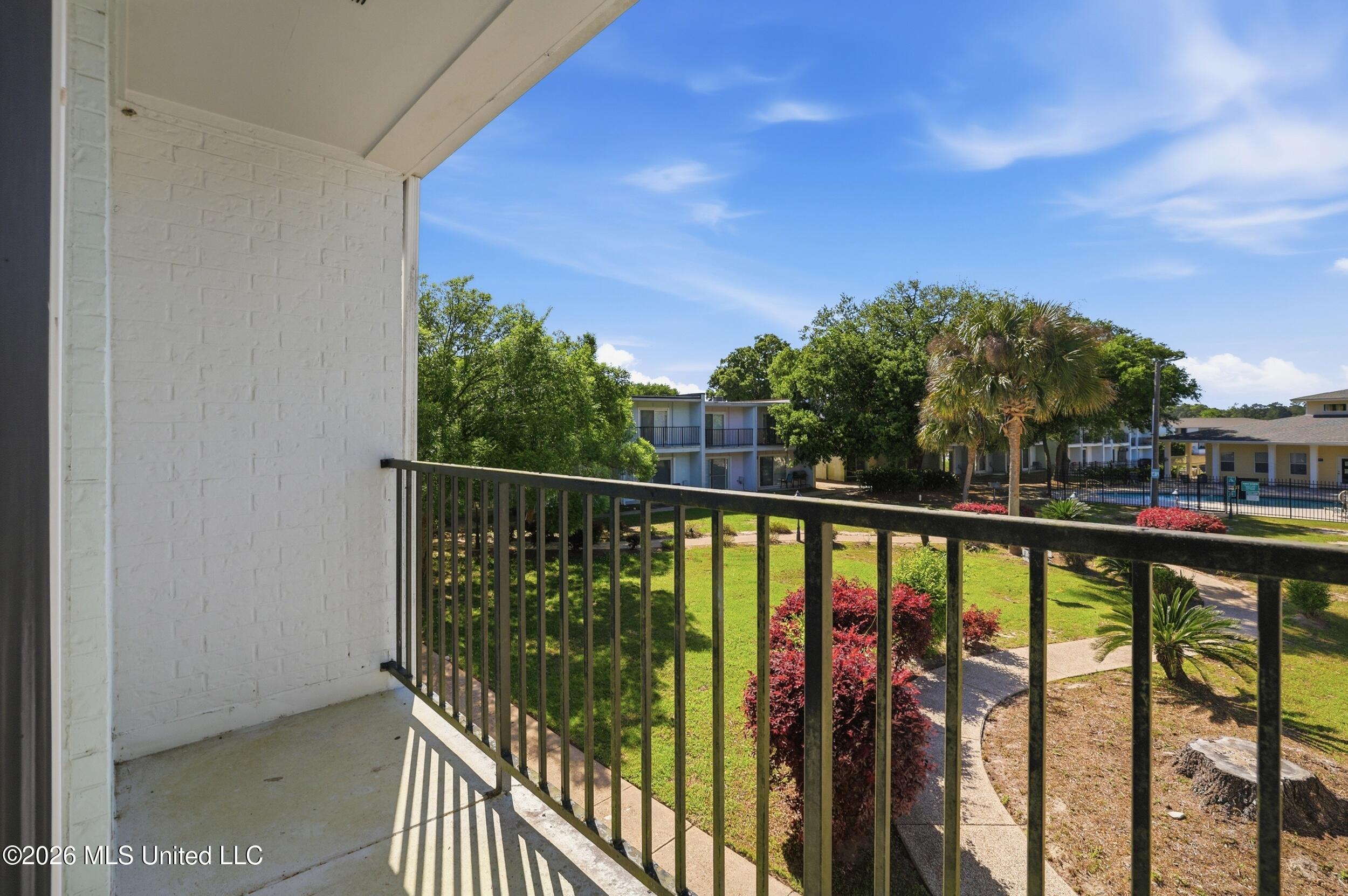 3230 Cumberland Road, Unit 41 Ocean Springs, MS 39564 - Photo 24 of 43 BALCONY VIEW