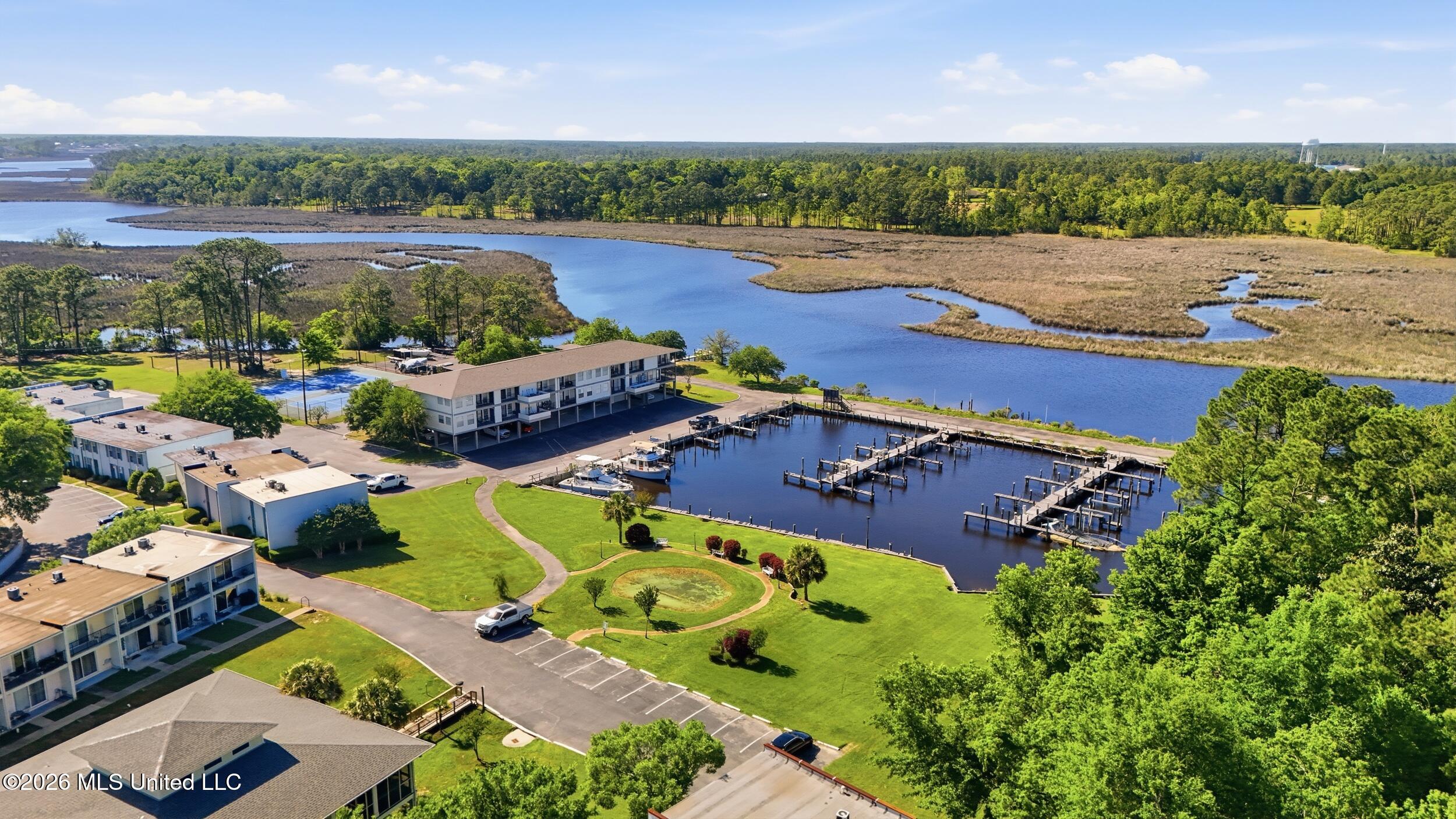 3230 Cumberland Road, Unit 41 Ocean Springs, MS 39564 - Photo 31 of 43 VIEW OF FORT BAYOU AND COMPLEX