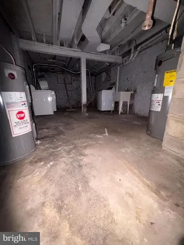 a view of water heater room