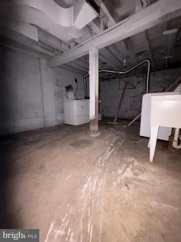 a view of a storage room