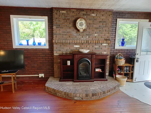 a kitchen with a stove and cabinets