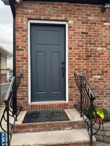 a view of front door of house