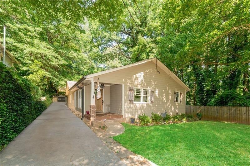 This great home is at the end of the street for lots of privacy!