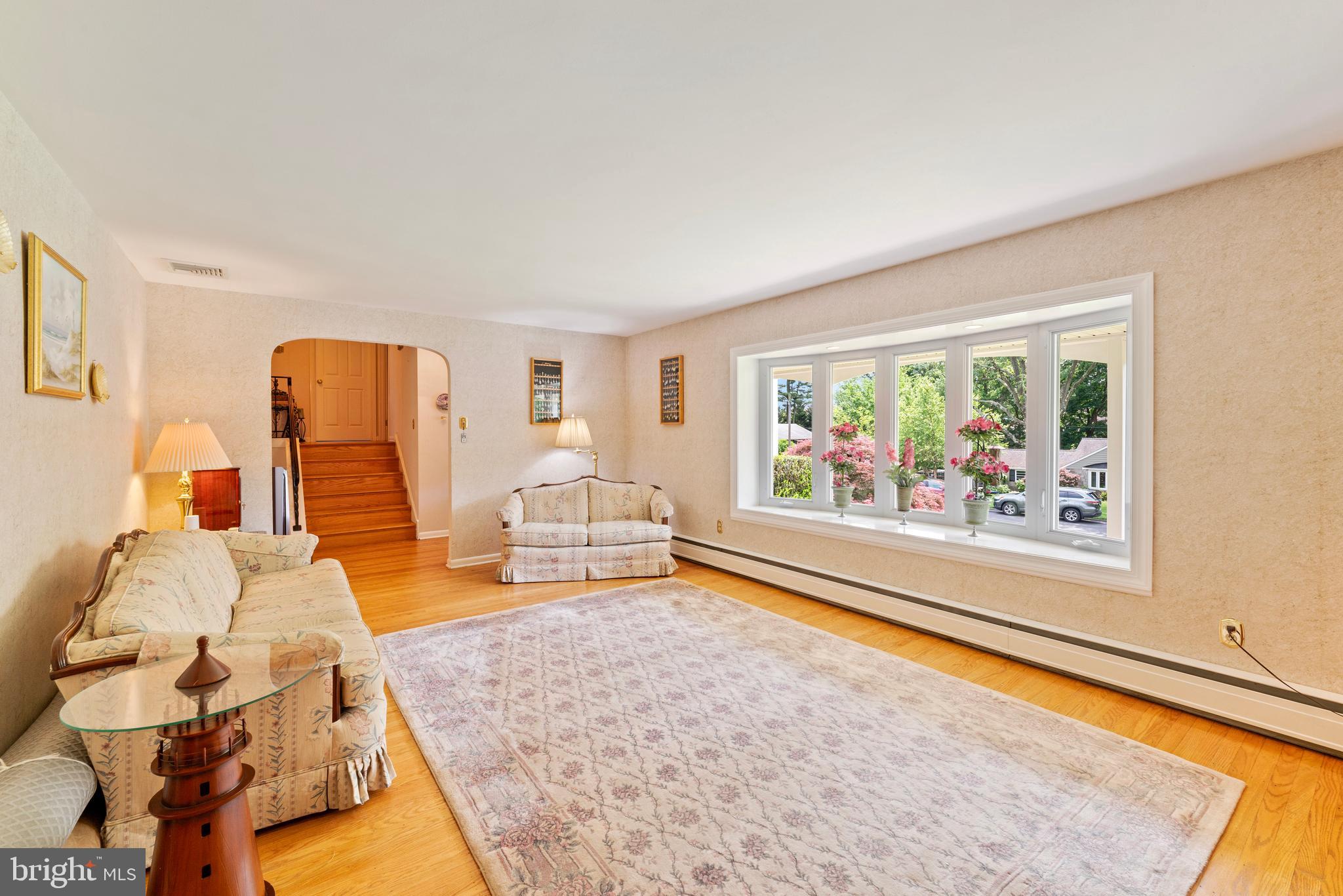 1131 Frederick Road Jenkintown, PA 19046 - Photo 5 of 30 a living room with furniture and a large window