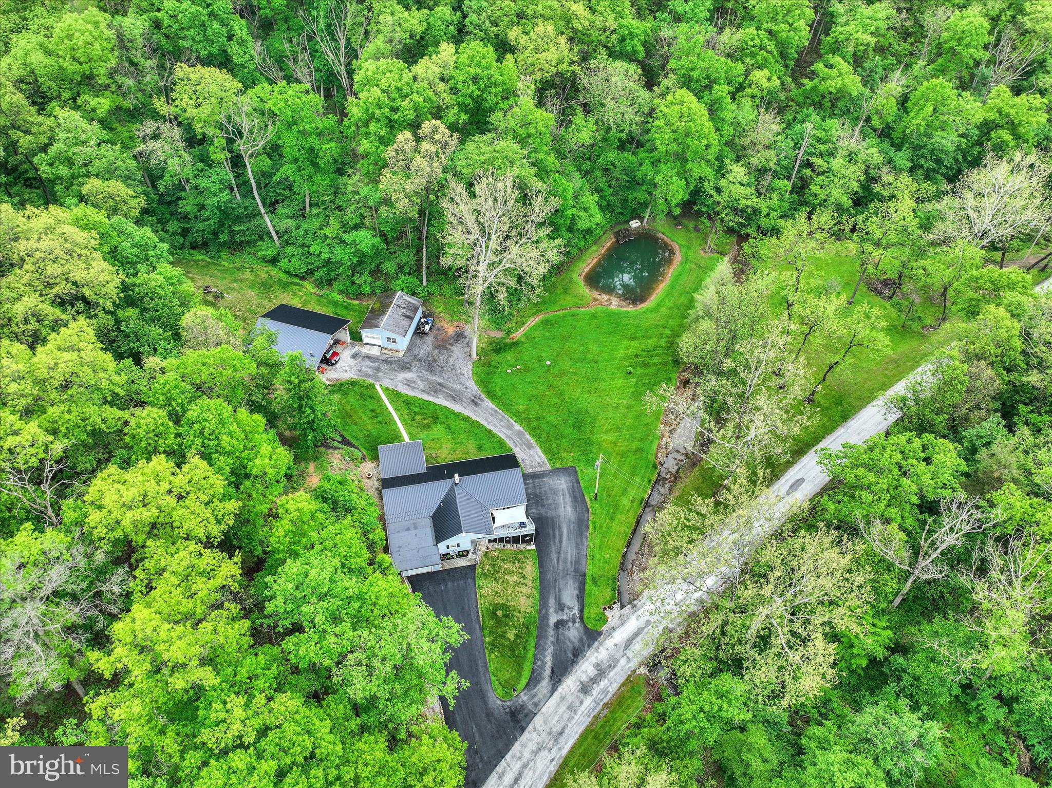 13127 Manor Furnace Road Brogue, PA 17309 - Photo 63 of 78 an aerial view of a house with pool yard outdoor seating and yard