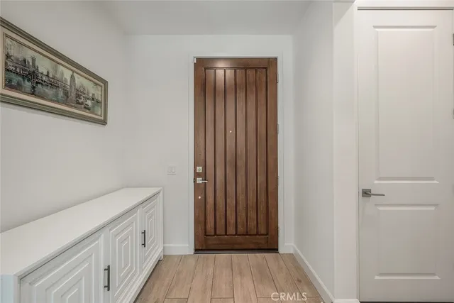 a room with a bed and a window