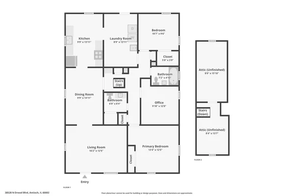 $180,000 | 38528 North Drexel Boulevard, Antioch, IL 60002
