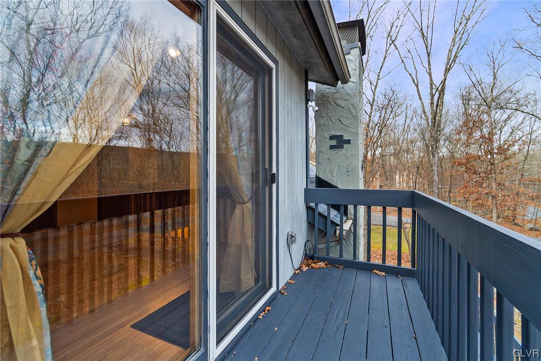 5611 Decker Road Bushkill, PA 18324 - Photo 25 of 49 Upstairs Balcony