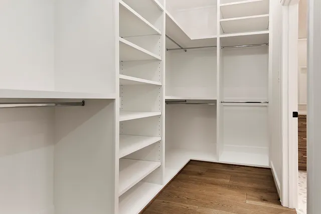 a room with a black white checkered floor