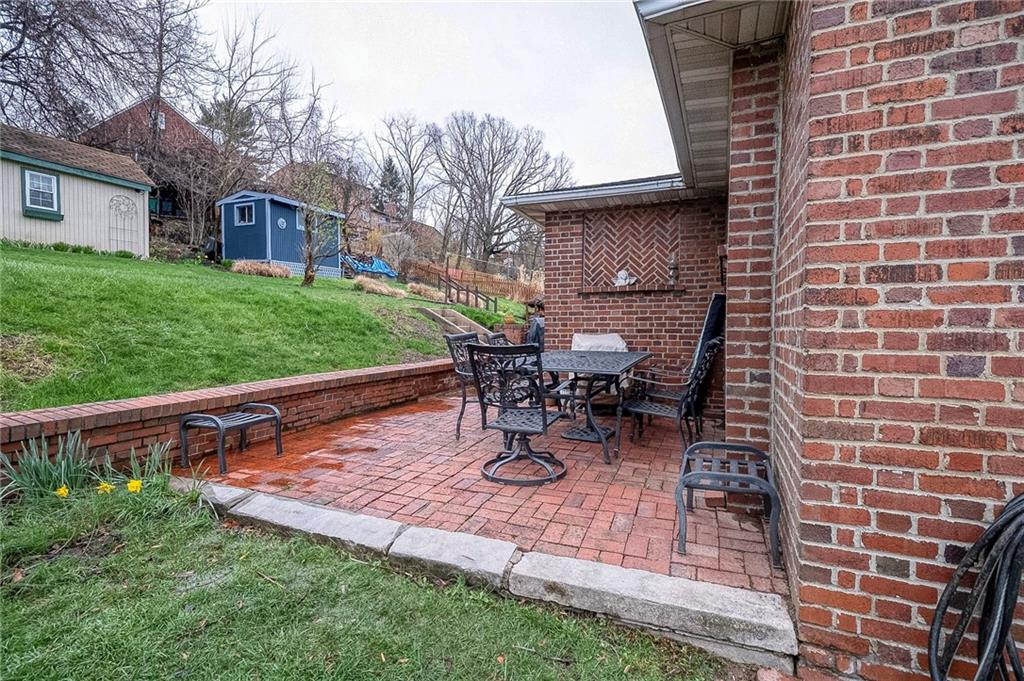 451 Walnut Street Pittsburgh, PA 15238 - Photo 32 of 40 a view of backyard with seating area and trees