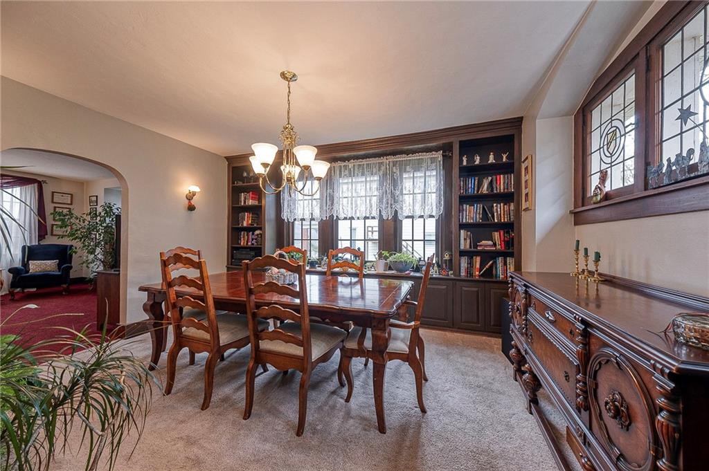 451 Walnut Street Pittsburgh, PA 15238 - Photo 10 of 40 a view of a dining room with furniture window and wooden floor
