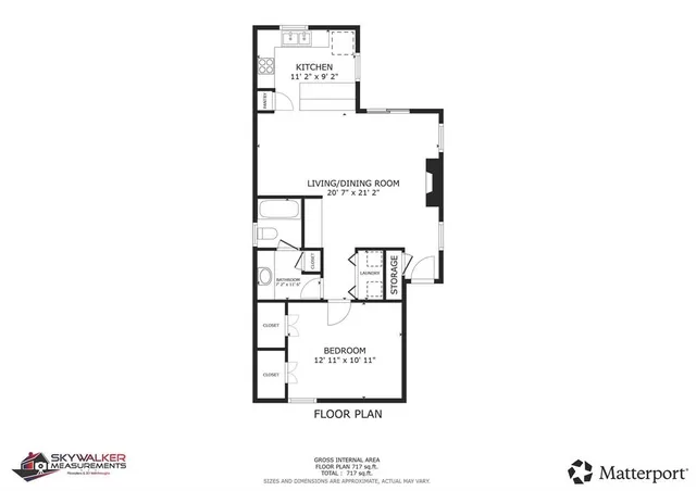 a picture of a room with a white wall and picture