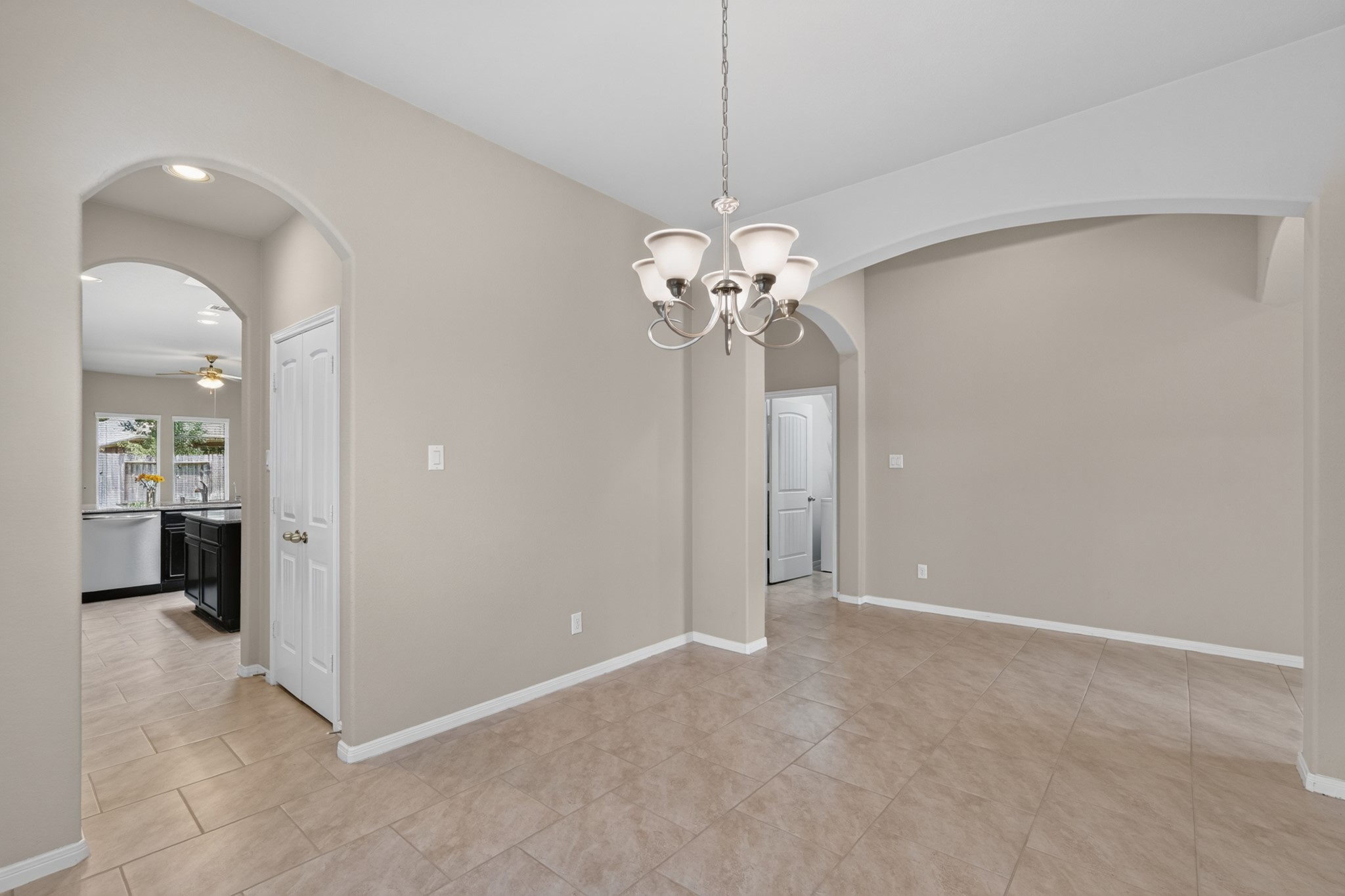 5414 Claymore Meadow Lane Spring, TX 77389 - Photo 9 of 35 Formal Dining with pathway to Kitchen.
