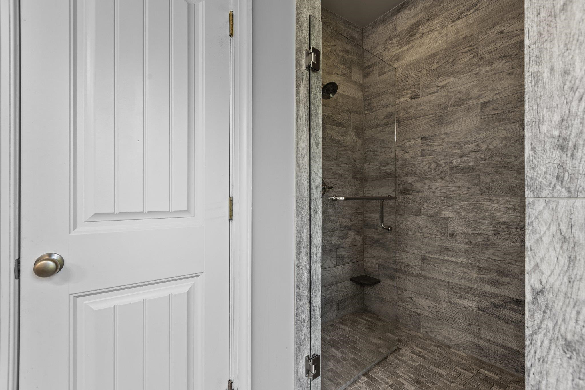 312 P G Pearce Road Zebulon, NC 27597 - Photo 23 of 57 Oversized Walk-in Tiled Shower