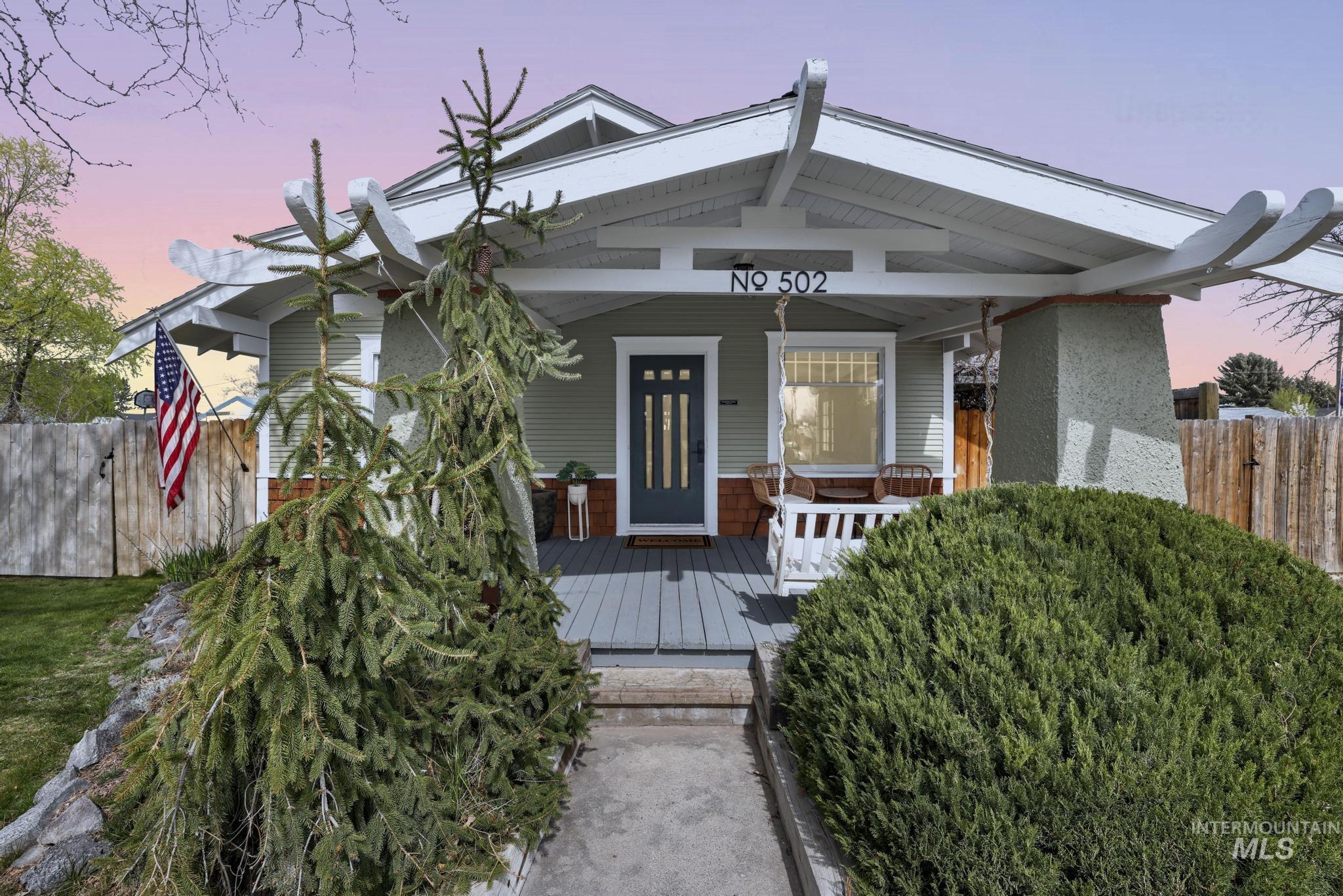 502 6th Street Filer, ID 83328 - Photo 1 of 41 View of front facade with covered porch