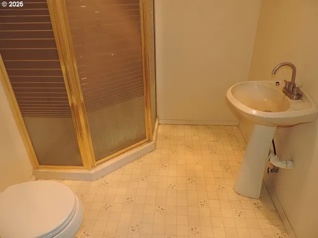 a bathroom with a sink and a toilet
