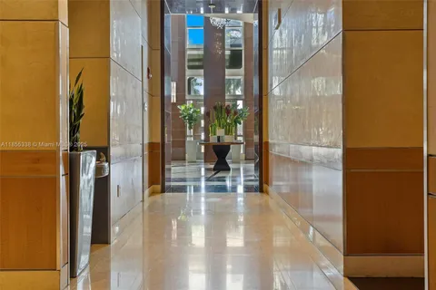 a view of interior space with balcony