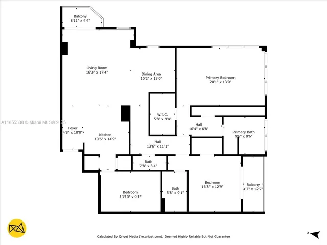 $835,000 | 244 Biscayne Boulevard, Unit 1803, Miami, FL 33132
