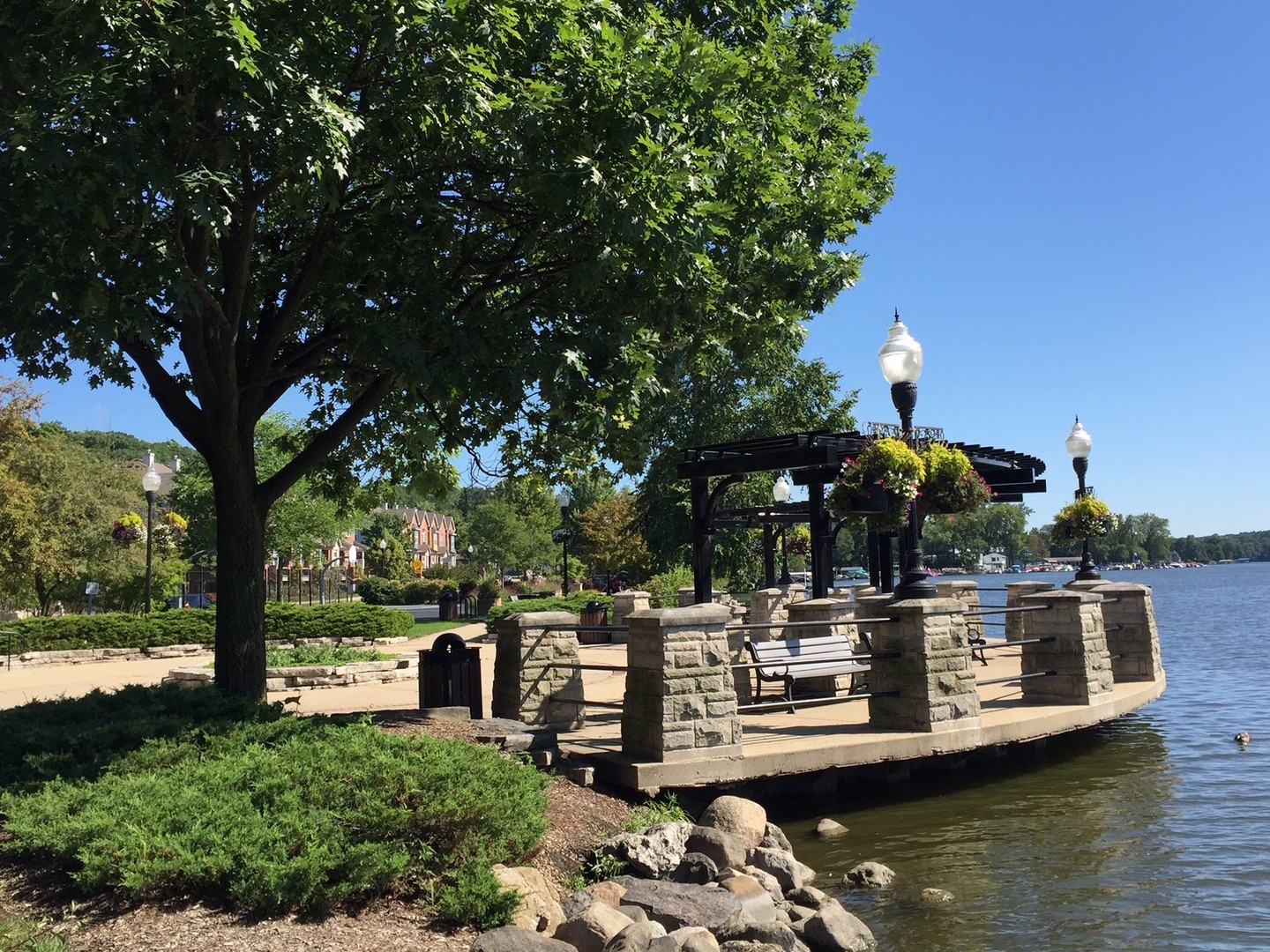 337 West Pt Circle Algonquin, IL 60102 - Photo 21 of 26 a view of a lake with a house