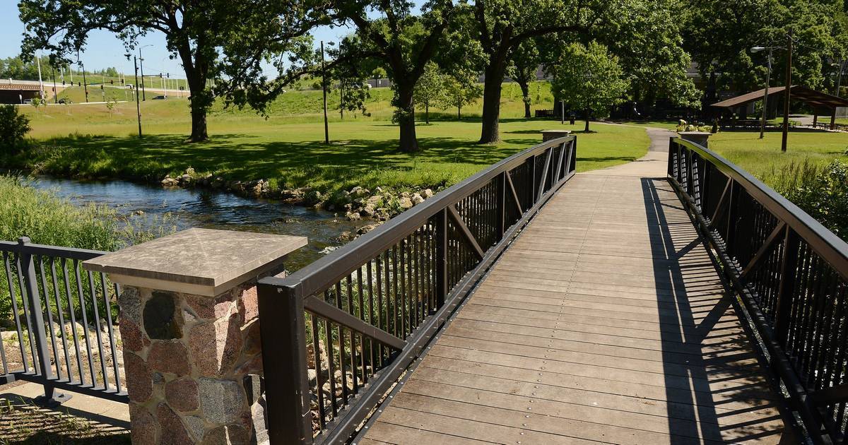 337 West Pt Circle Algonquin, IL 60102 - Photo 24 of 26 a view of swimming pool with wooden deck and lake view