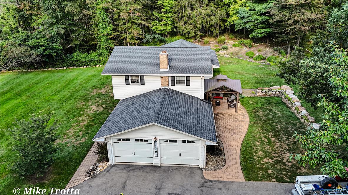 2231 Mountain Road Slatington, PA 18080 - Photo 32 of 41 an aerial view of a house with a yard