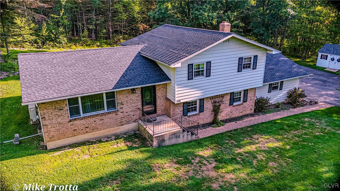 2231 Mountain Road Slatington, PA 18080 - Photo 36 of 41 a aerial view of a house with a yard balcony and furniture
