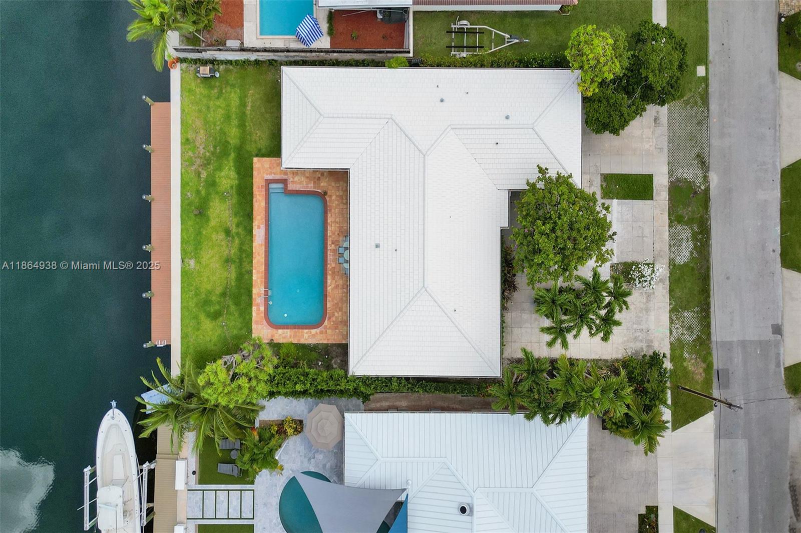 12840 Hickory Road North Miami, FL 33181 - Photo 4 of 21 an aerial view of a house