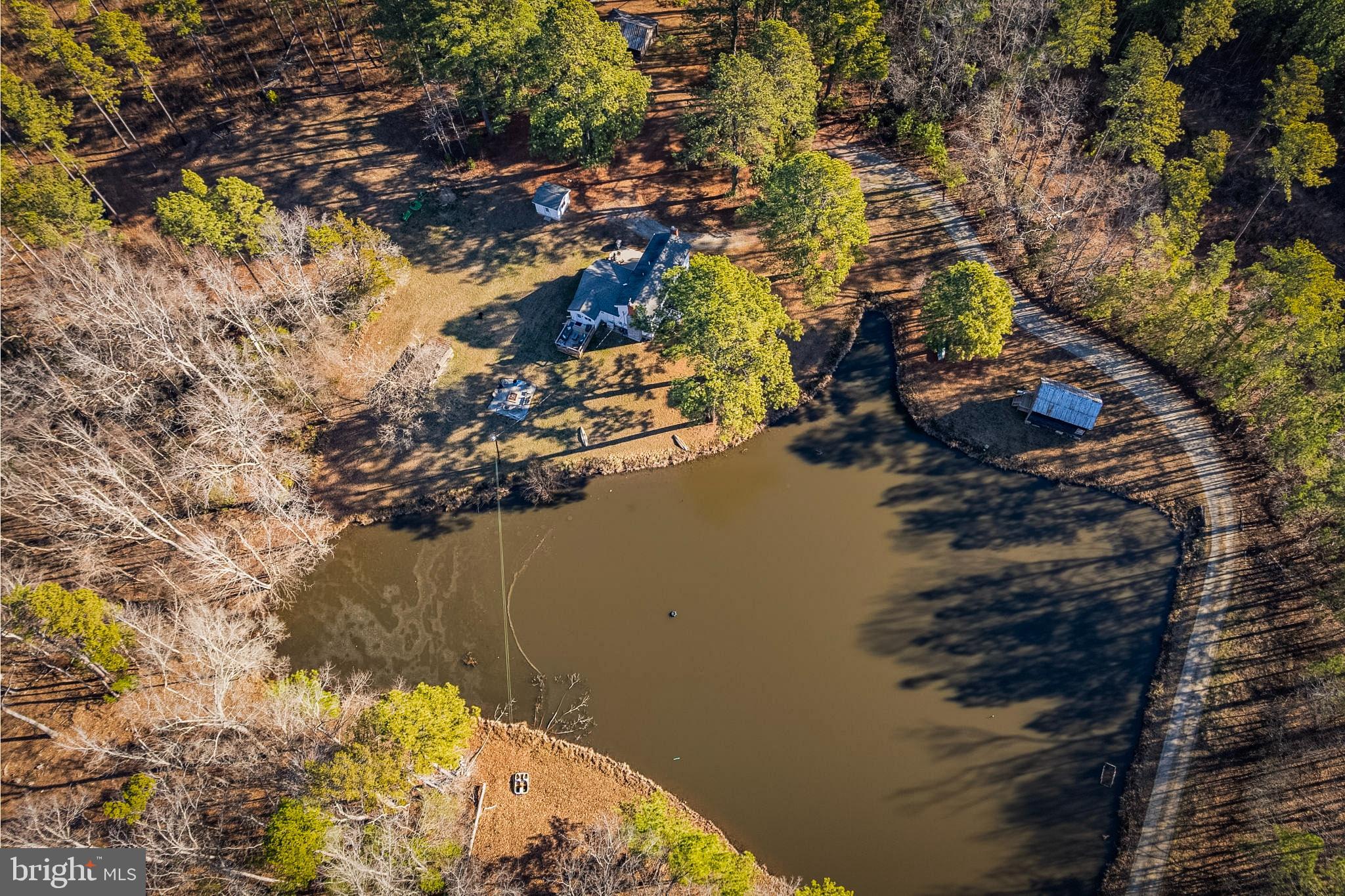 1052 South Hill Road Brodnax, VA 23920 - Photo 2 of 100 a view of lake from a house