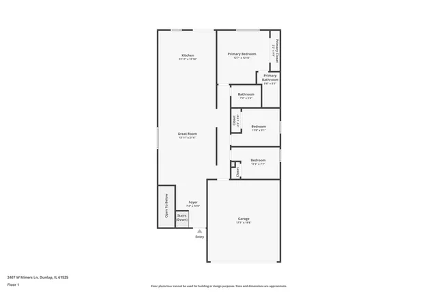 $293,500 | 2407 West Miners Drive, Dunlap, IL 61525