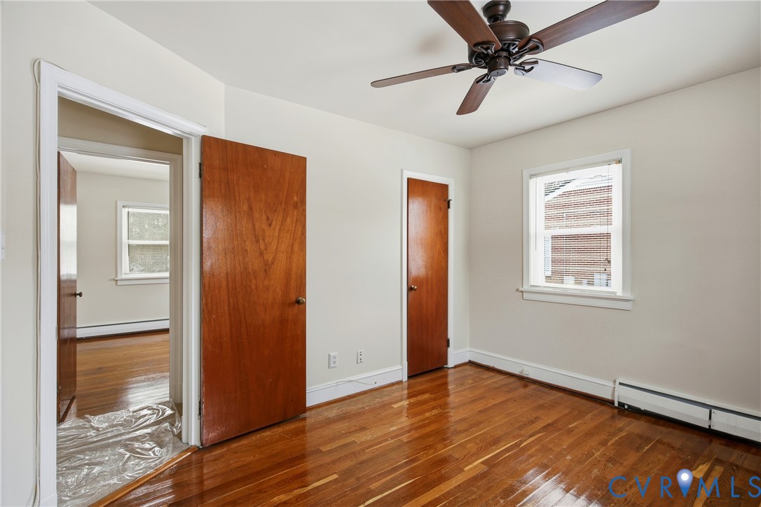 3225 Lakewood Road Glen Allen, VA 23060 - Photo 21 of 43 a view of empty room with wooden floor and fan