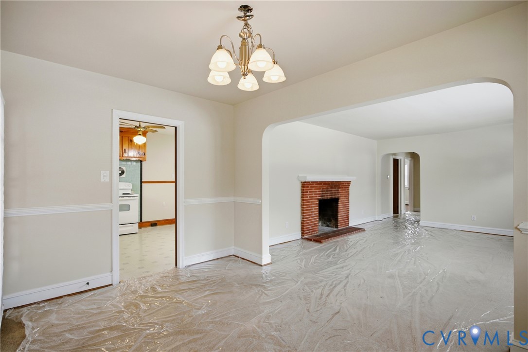 3225 Lakewood Road Glen Allen, VA 23060 - Photo 10 of 43 wooden floor and chandelier in a room