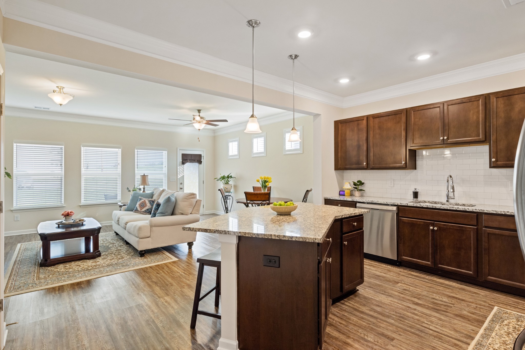 2600 Sherman Way Columbia, TN 38401 - Photo 3 of 15 a large kitchen with lots of counter space and wooden floor