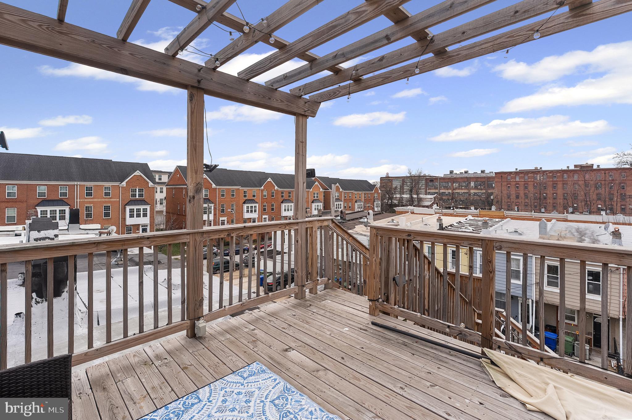 632 South Macon Street Baltimore, MD 21224 - Photo 13 of 20 a view of city from a balcony