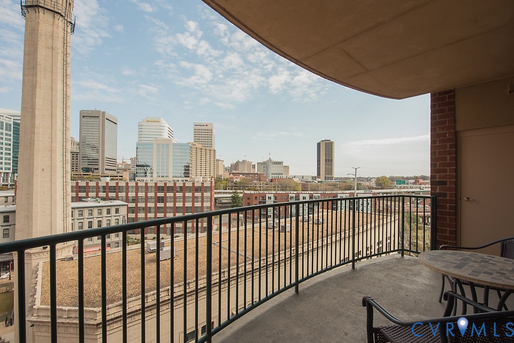 1101 Haxall Point, Unit 703 Richmond, VA 23219 - Photo 25 of 34 a view of city from balcony