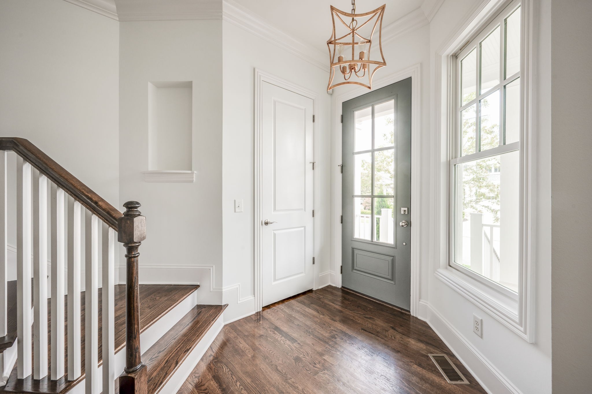 5144 Donovan Street Franklin, TN 37064 - Photo 5 of 52 a view of an entryway with wooden floor