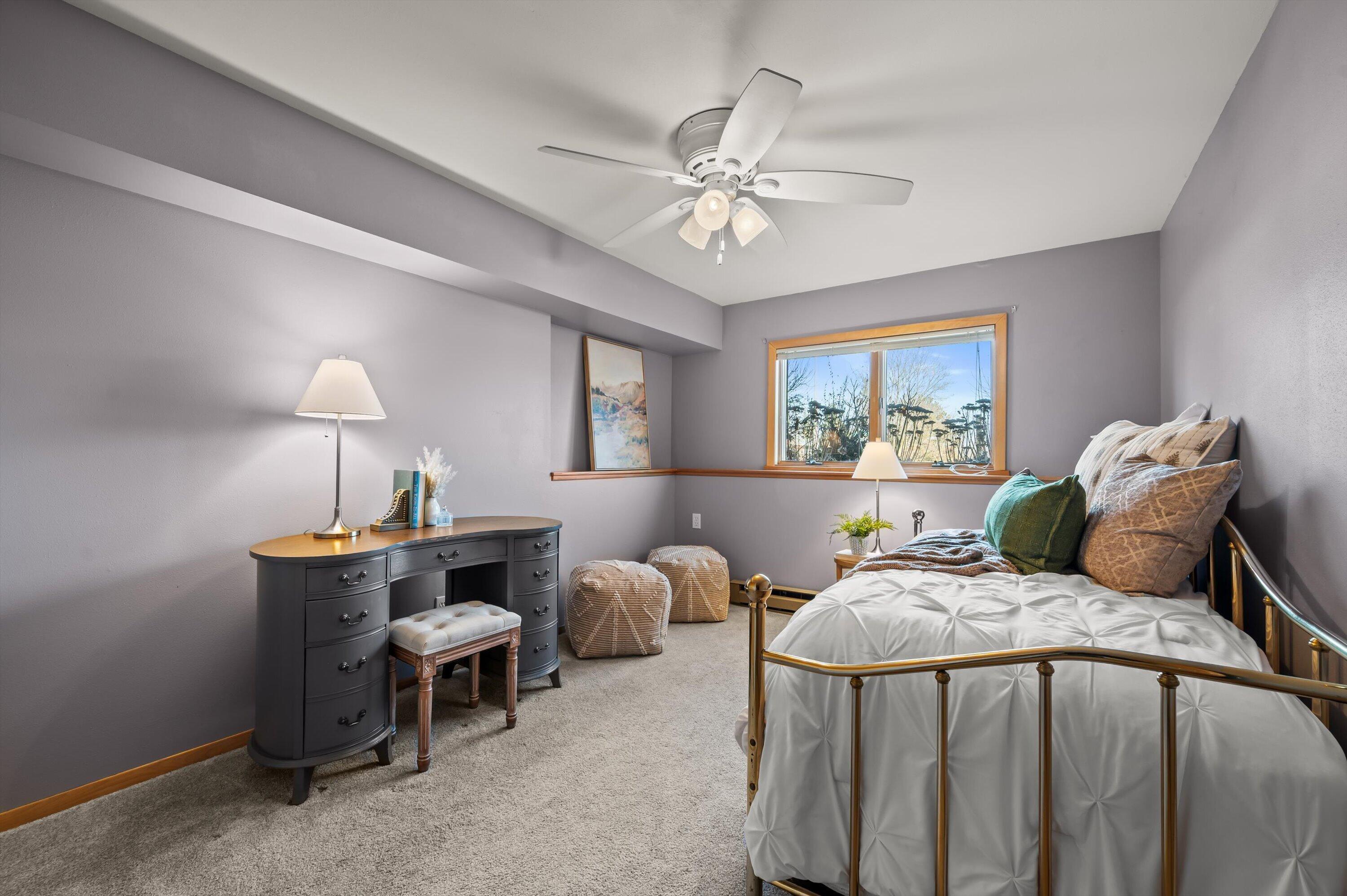 1130 Green Tree Road West Bend, WI 53090 - Photo 24 of 47 Lower Level bedroom 3