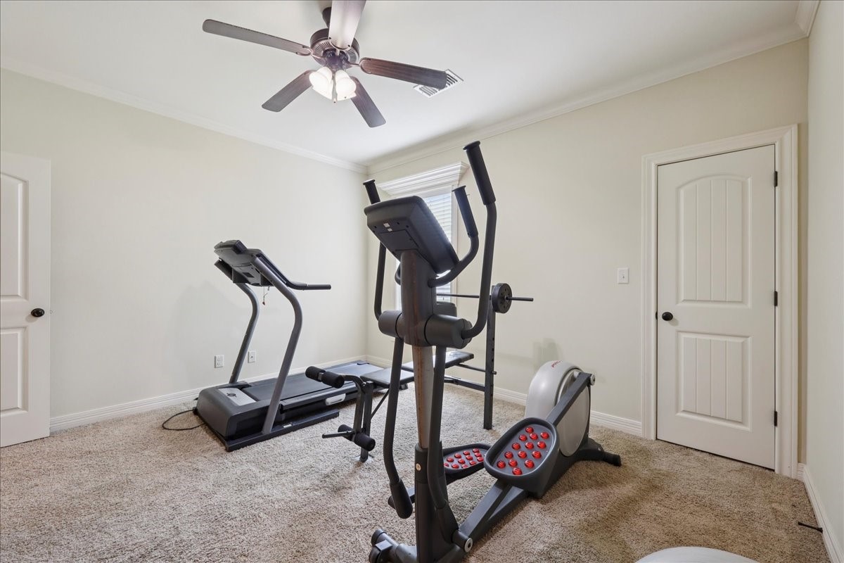 404 Birch View Drive Lumberton, TX 77657 - Photo 25 of 44 a view of a room with gym equipment