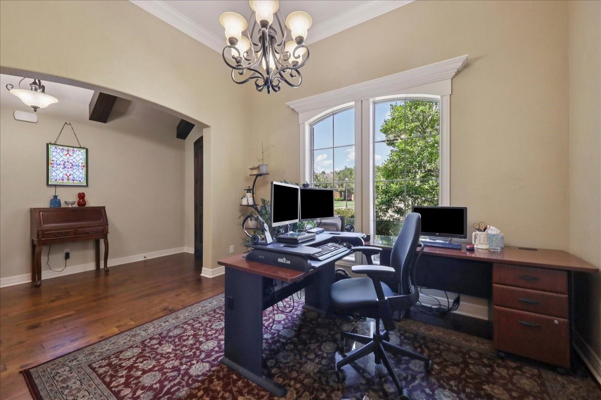 404 Birch View Drive Lumberton, TX 77657 - Photo 35 of 44 a view of a workspace with furniture and a window