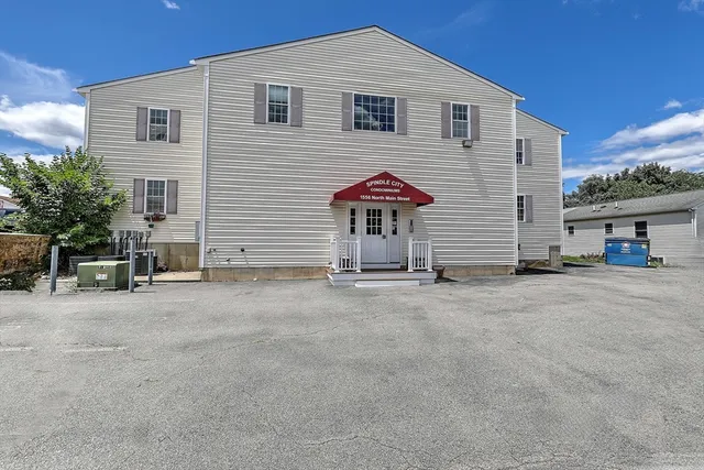a view of a house with a patio
