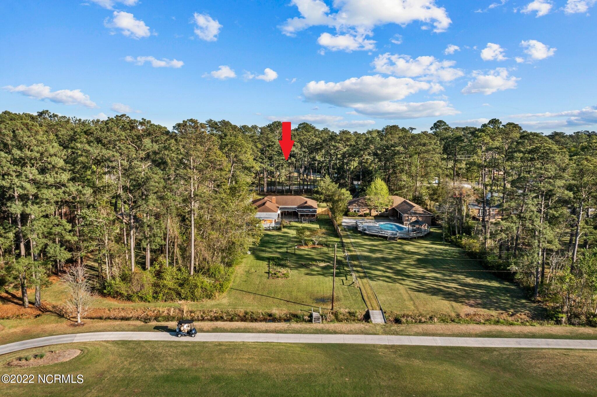 3104 Country Club Road Morehead City, NC 28557 - Photo 44 of 48 Aerial of Property