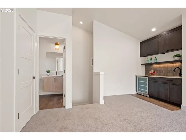 a room with a flat screen tv