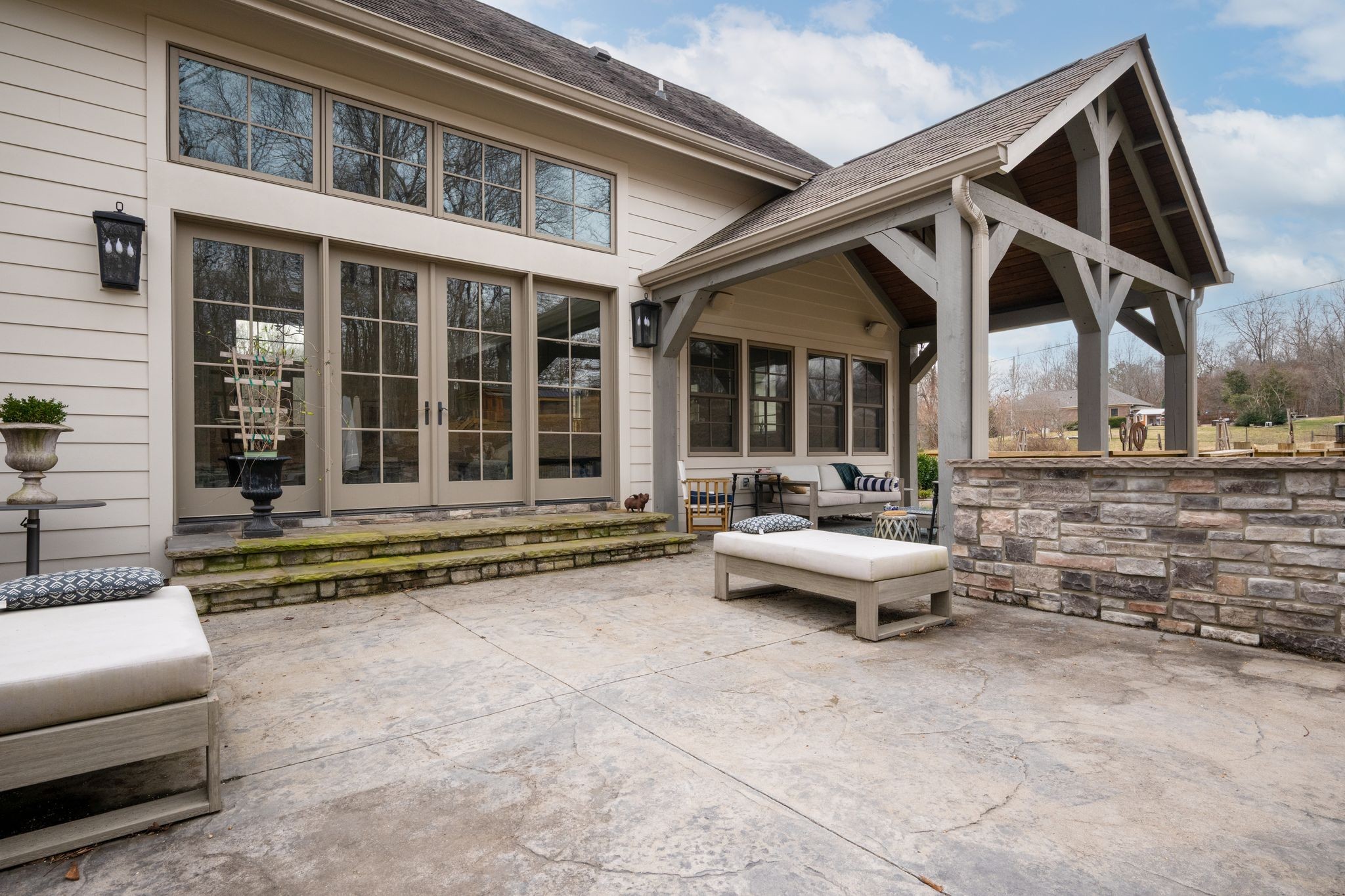 712 State Highway 48 Dickson, TN 37055 - Photo 67 of 73 a view of a patio with couches and a table and chairs