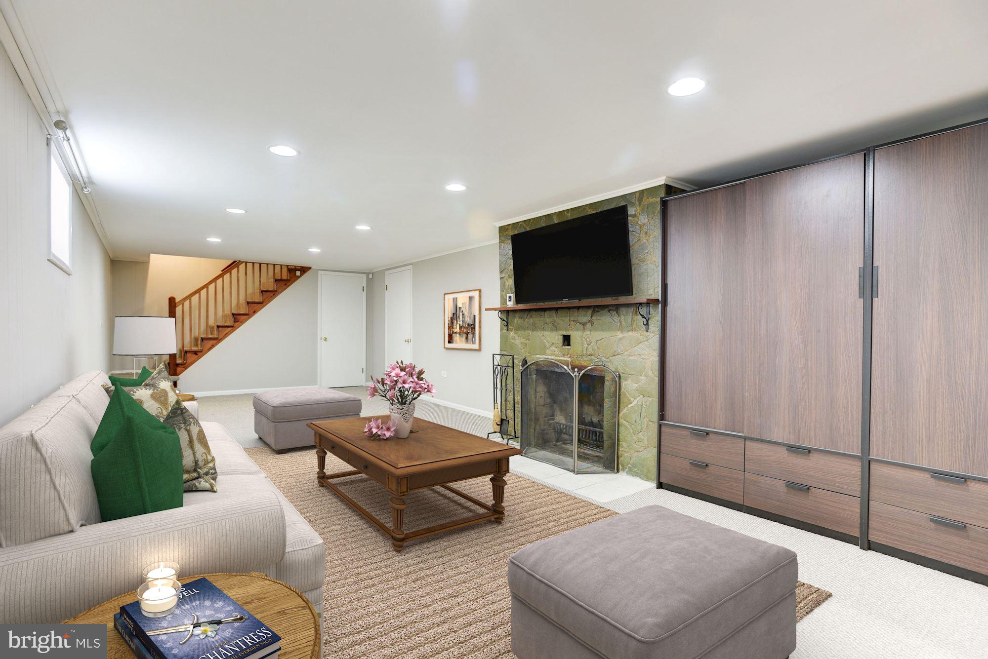 2204 Arcola Avenue Silver Spring, MD 20902 - Photo 25 of 38 Family Room with Virtual Staging