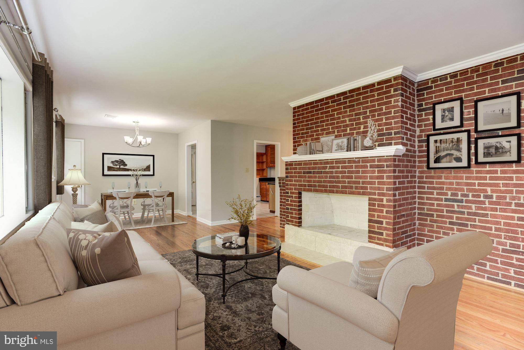 2204 Arcola Avenue Silver Spring, MD 20902 - Photo 5 of 38 Living Room with Virtual Staging