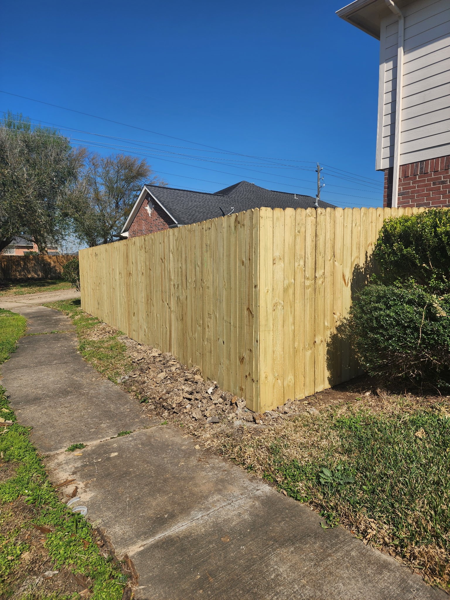 1530 Cartwright Road Missouri City, TX 77489 - Photo 14 of 23 a view of a backyard with pathway